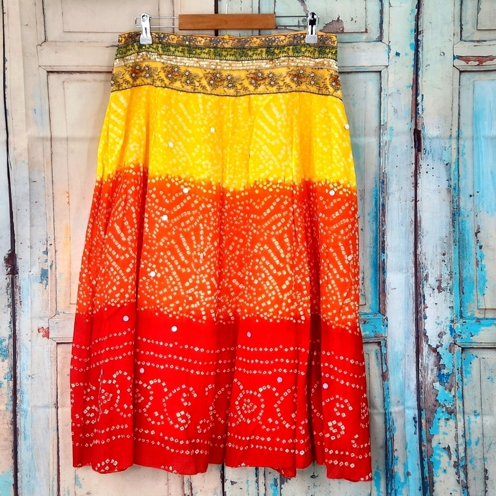 Hale Bob Boho Maxi Skirt